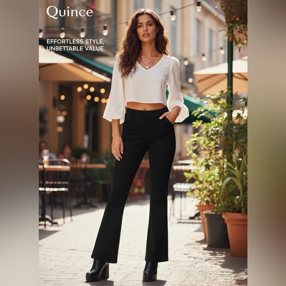 Quince Women's Black Pants size XS